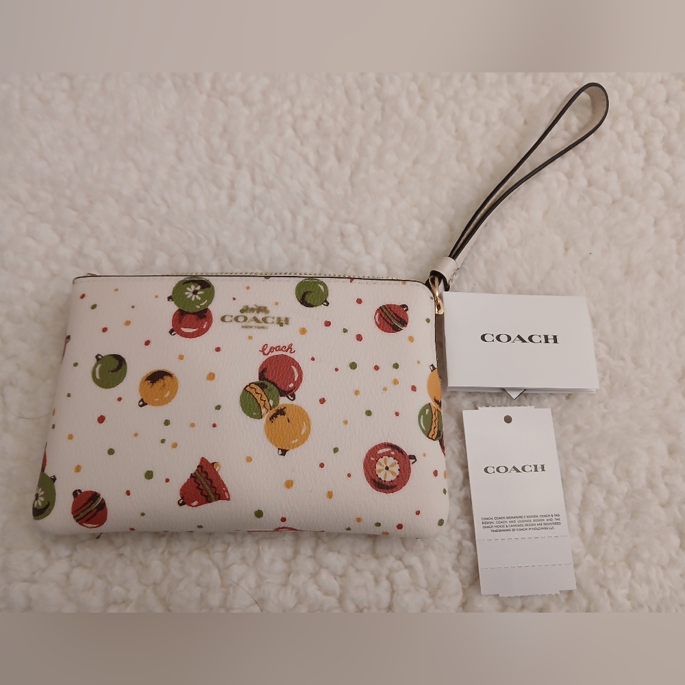 Coach Holiday Wristlet NWT